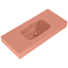 Elita DIMPLE Umywalka 100 ścienna MARMUR TERRA PINK MATT 168867 / RE041000026600